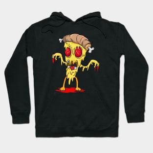 Cheesy Pizza Zombie Hoodie